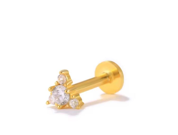 Ohrringe einzel Annina gold