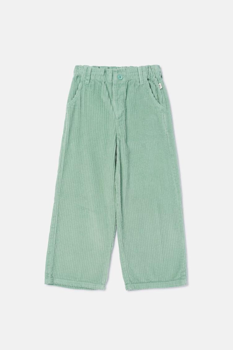 Organic corduroy pants green