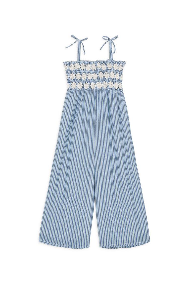 Overalls Morli blue Parasol stripes