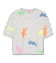 oversized multicolour brushed tee light oxford
