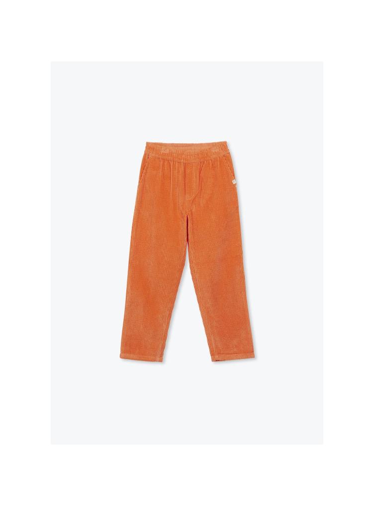 Pantalon velour gots orange