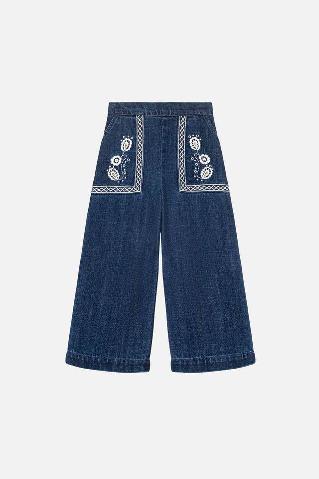 Pants flofi stone blue