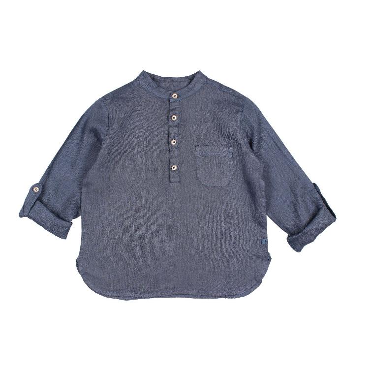 Paul Linen shirt indigo