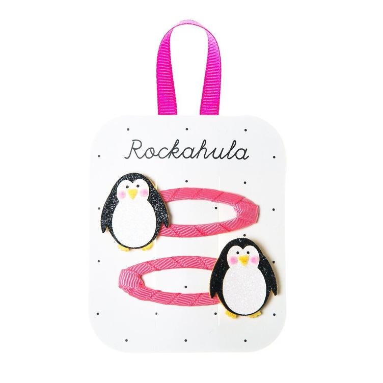 Penguin Glitter Clips