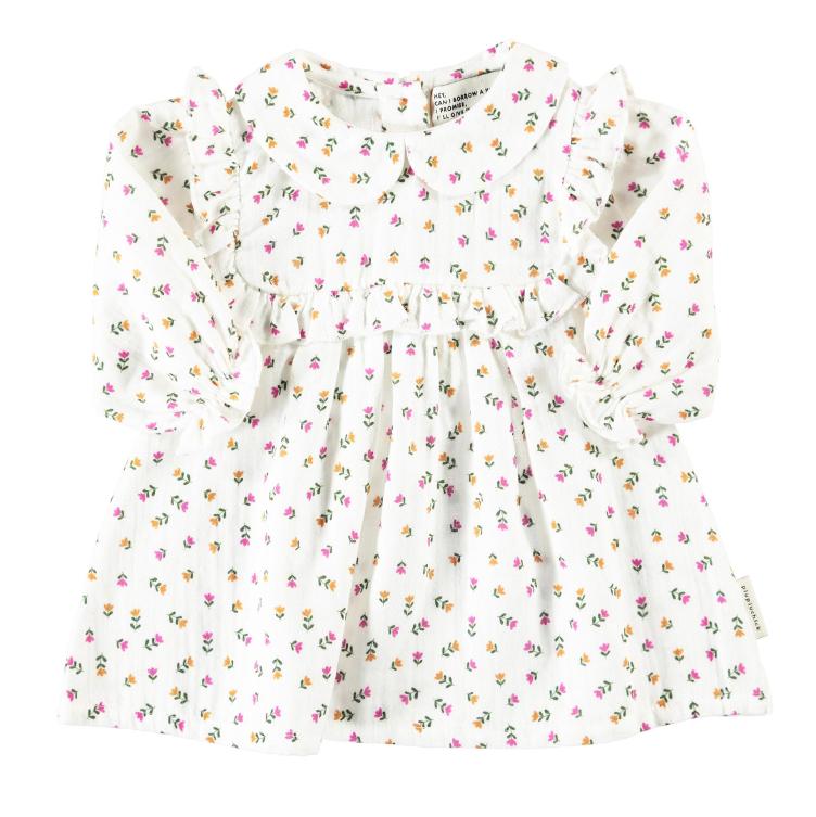 Peter Pan dress little flowers