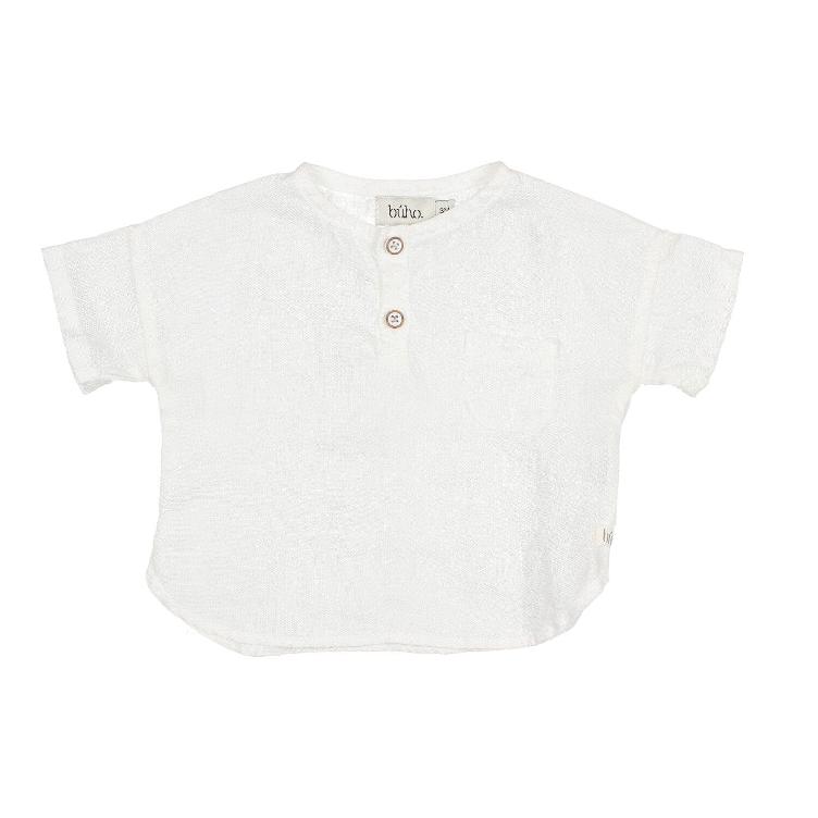 Pol linen shirt white