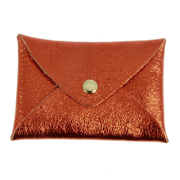 Portemonnaie origami cuir braun