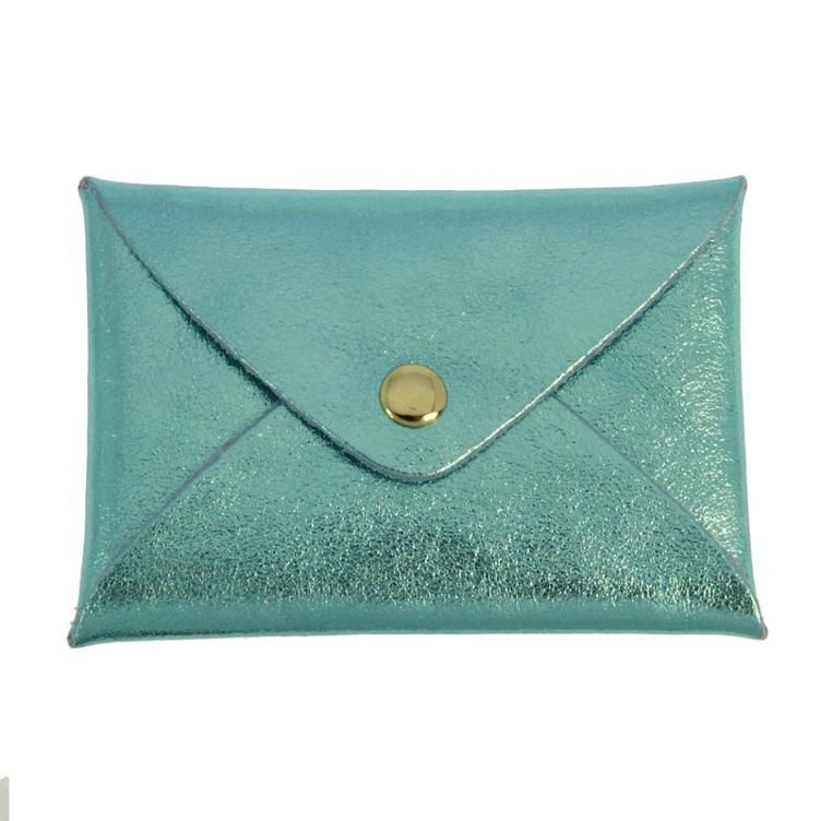 Portemonnaie origami cuir hellgrün