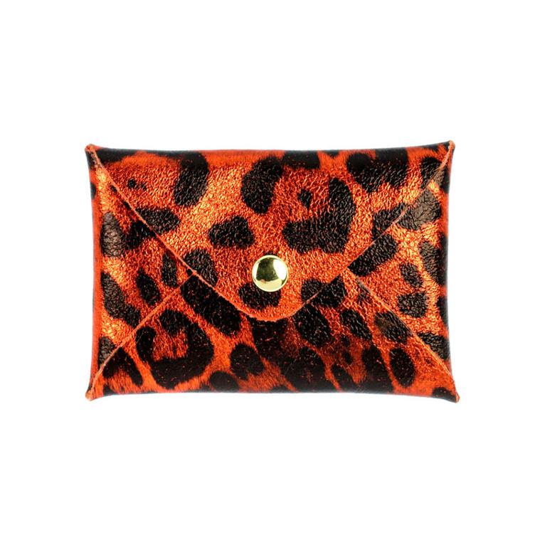 Portemonnaie origami leo orange