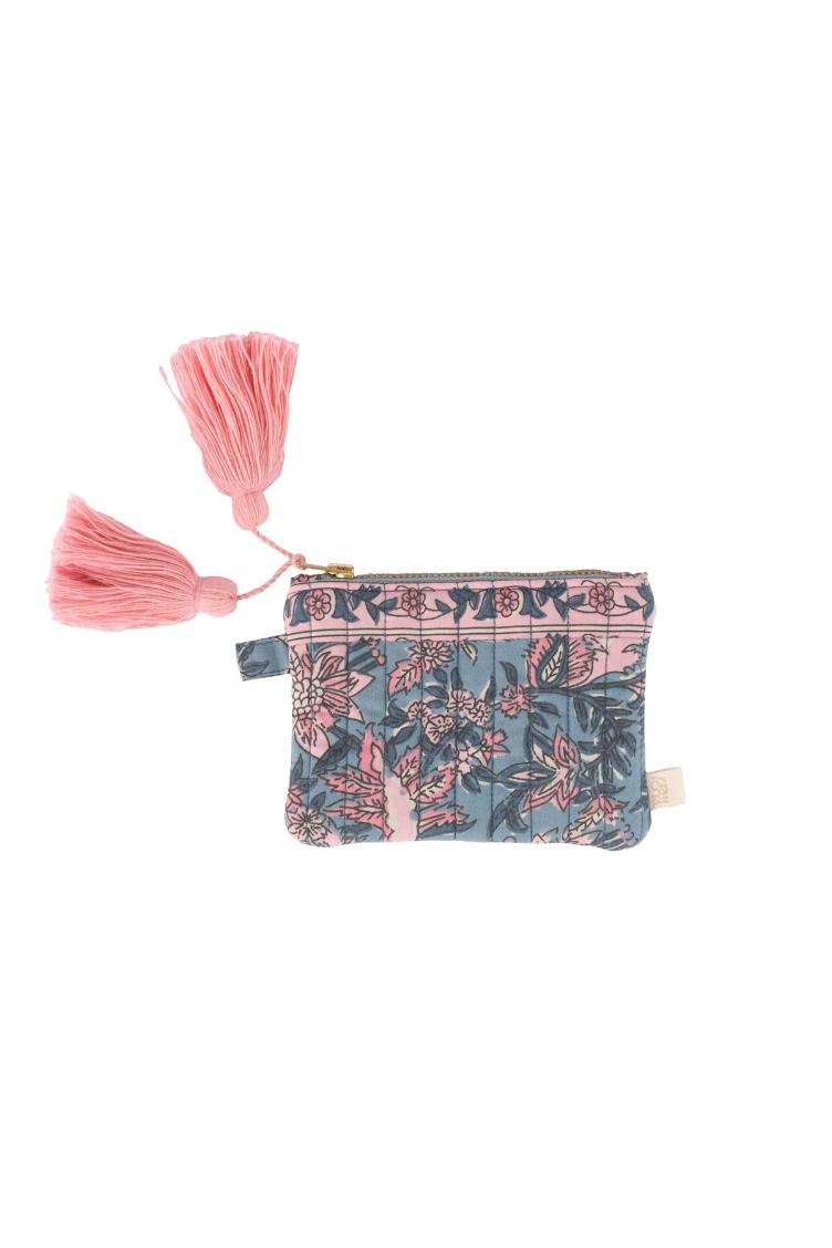 pouch Lois teal garden