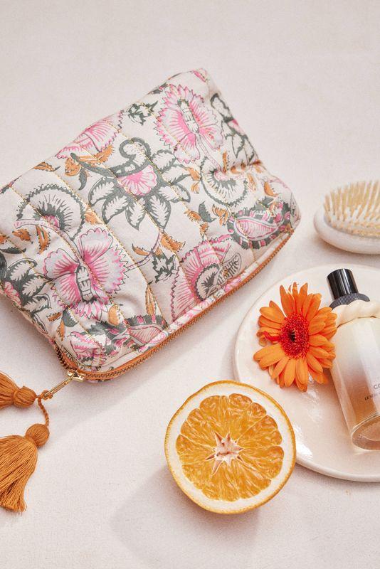 pouch Teiki Cream Dolce Flowers