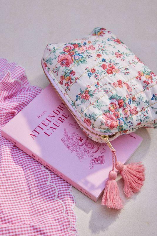 pouch Teiki Cream Rosa Festa