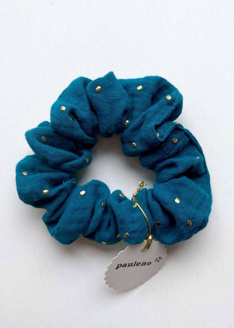 Scrunchie petrol punkte