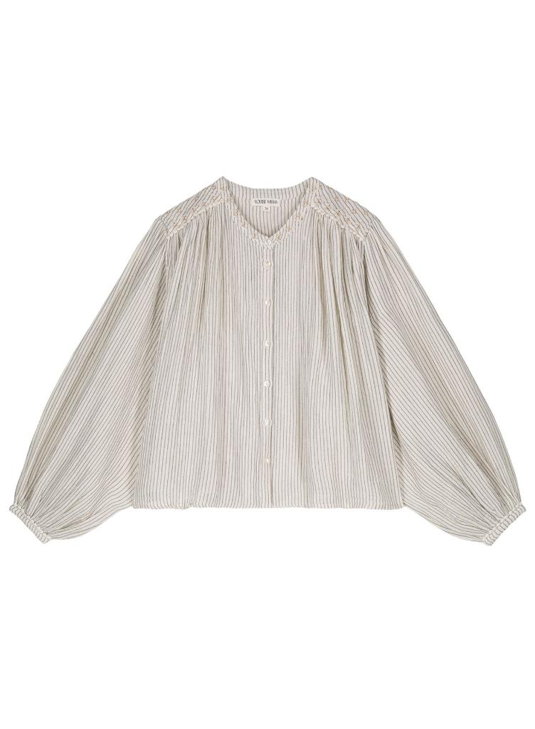 Shirt Jeanne cream stripes