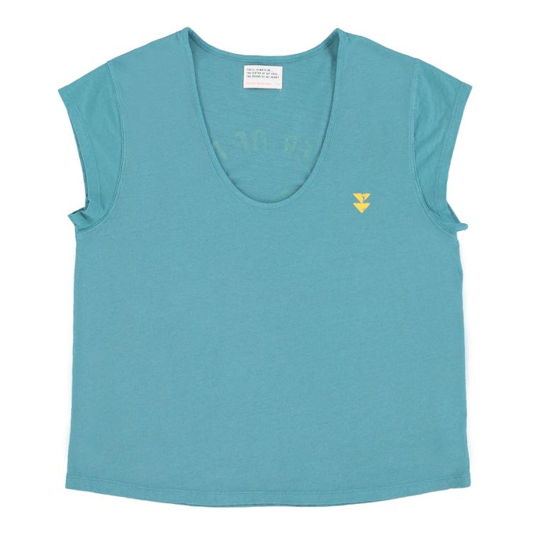 short sleeve T shirt blue `summer of love`