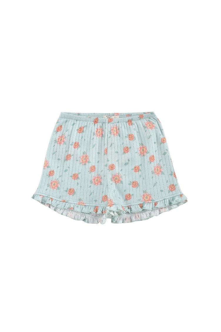 Shorts Anchi vintage blue flowers