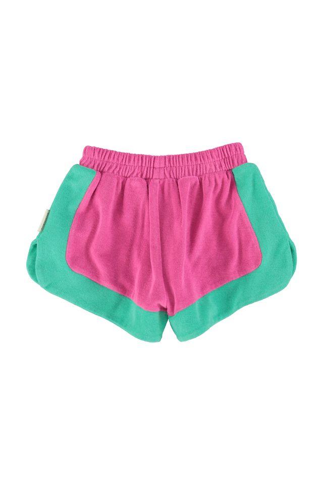 shorts fuchsia & green - 0