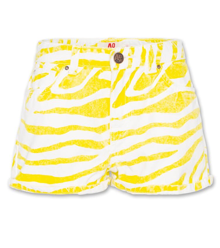 shorts tiger yellow