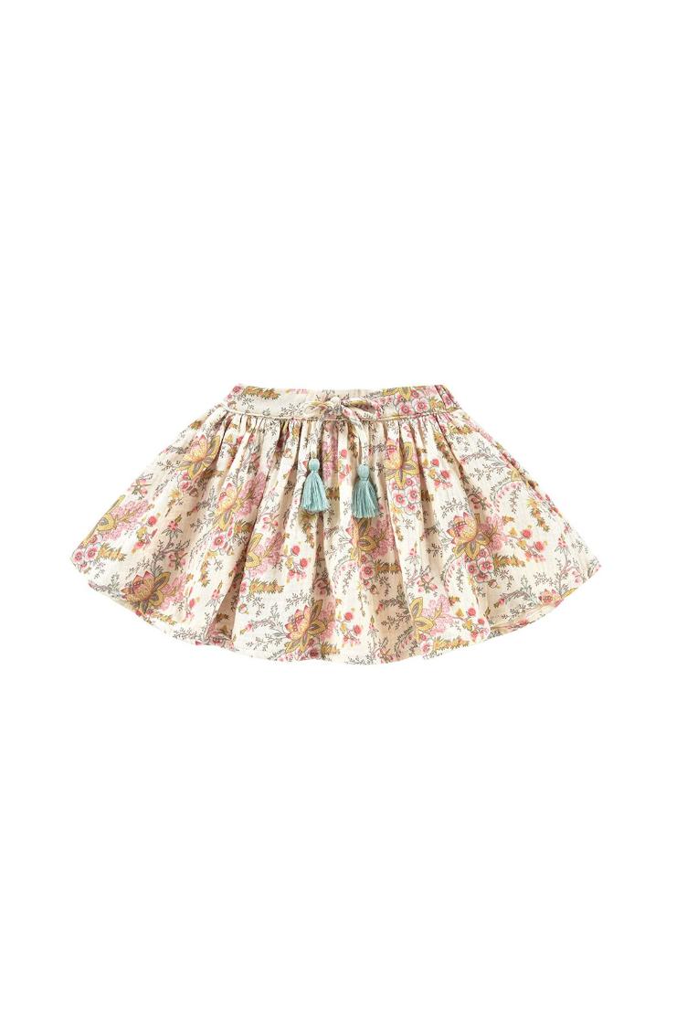 Skirt Audrey cream french flowers