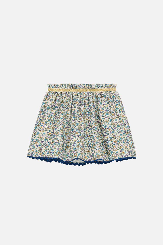 skirt cephee velvet cream aster