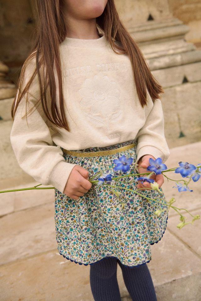 skirt cephee velvet cream aster - 0