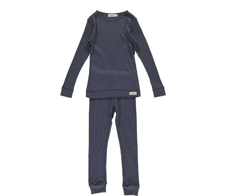 sleepwear set modal bleu