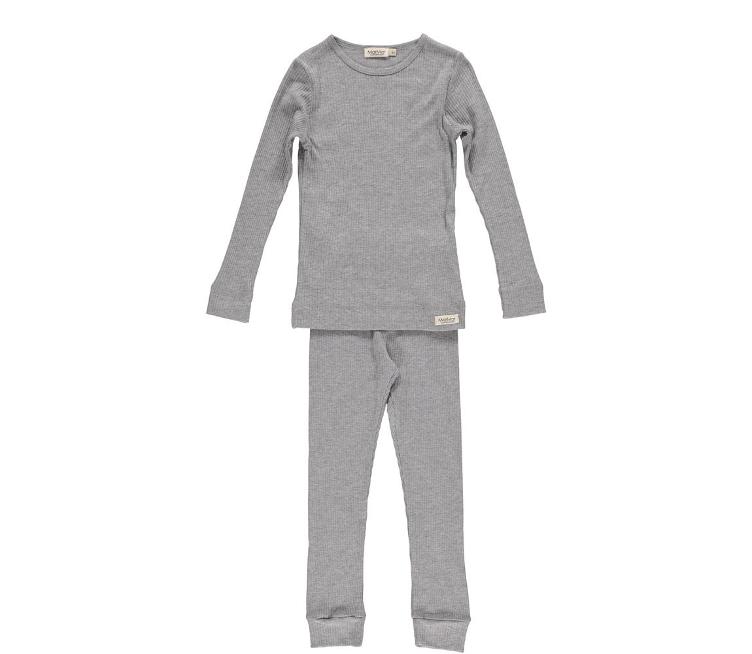 sleepwear set modal gris