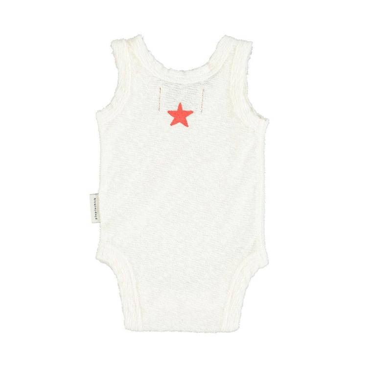 sleeveless body w apple print - 0