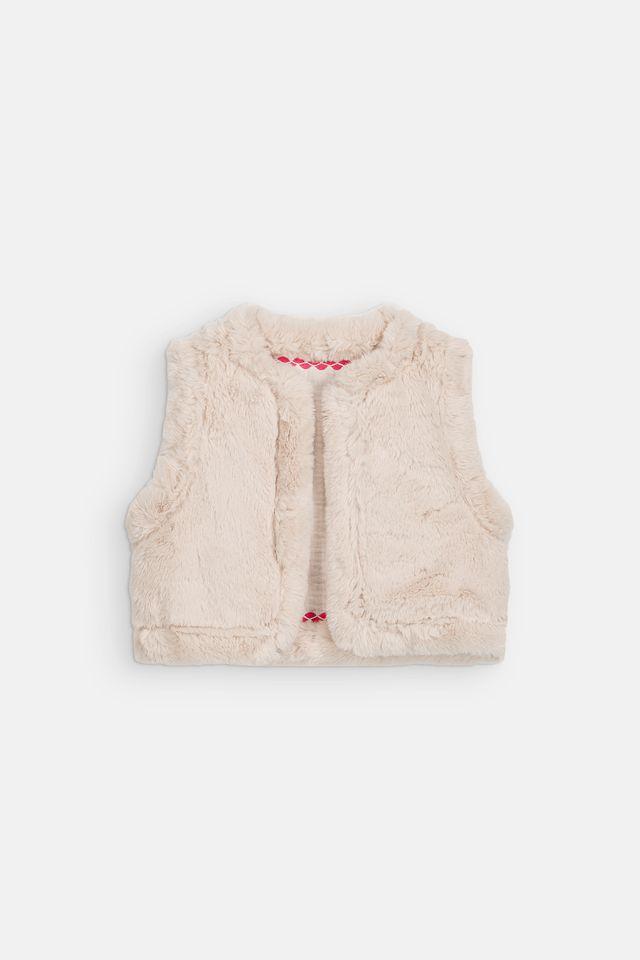 Sleeveless Jacket Librana cream - 1
