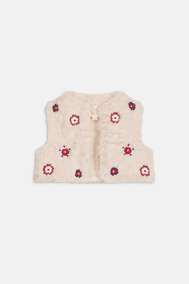 Sleeveless Jacket Liliou cream