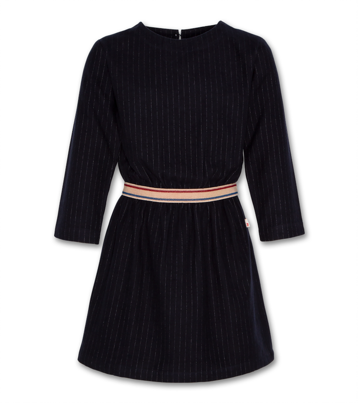 striped dress chalk navy