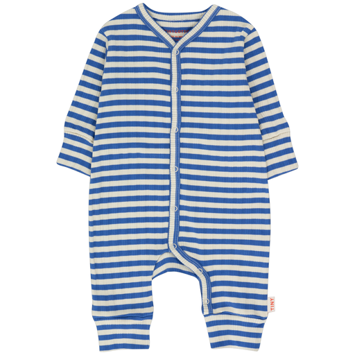 Stripes one piece light cream/indigo