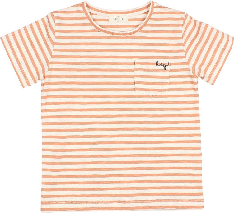 stripes pocket T shirt siena