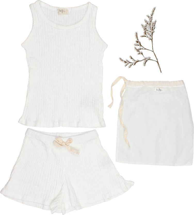 Summer Pyjama Set white