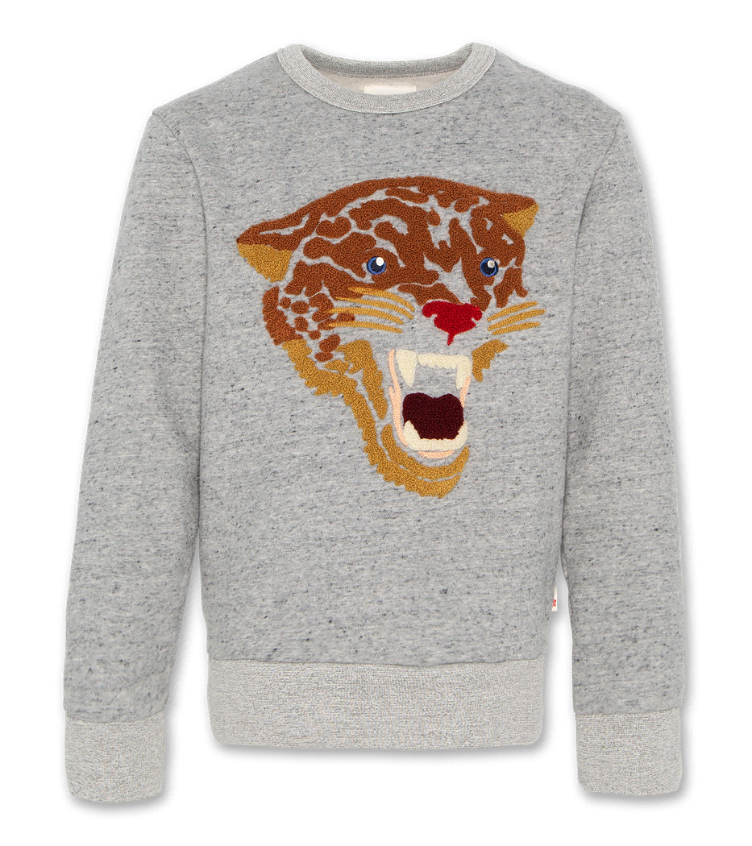 sweater leopard oxford
