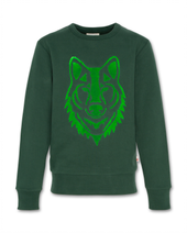 sweater wolf green