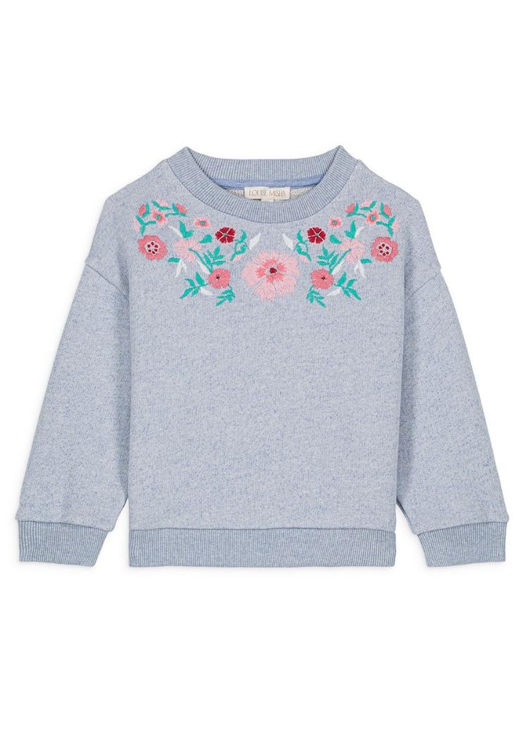 Sweatshirt Rosalia heather sky blue