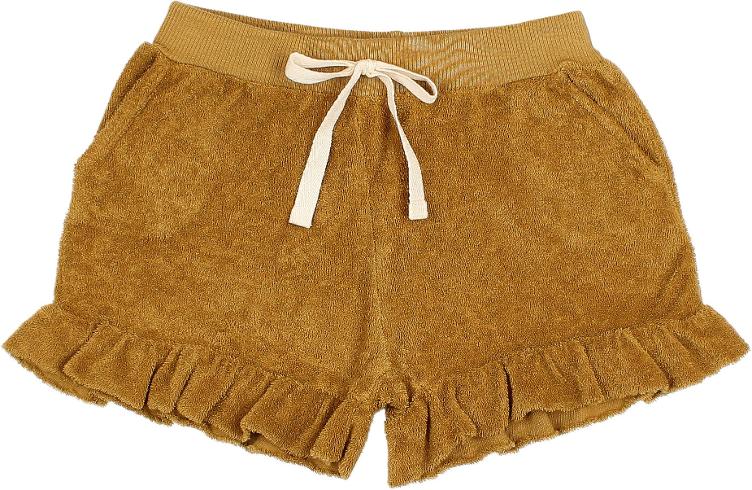 Terry ruffle short dark sun