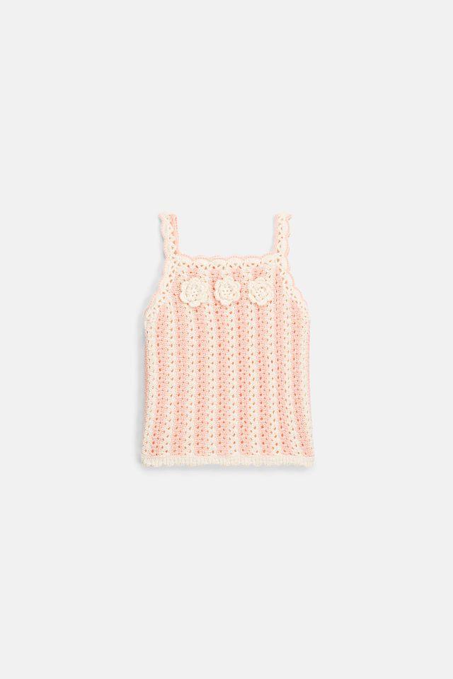Top Larya pink stripes