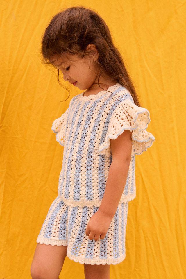 Top Lyse blue stripes - 0