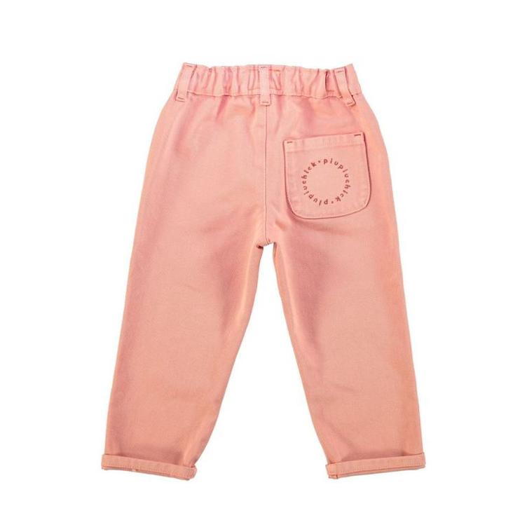 trousers pale pink - 0