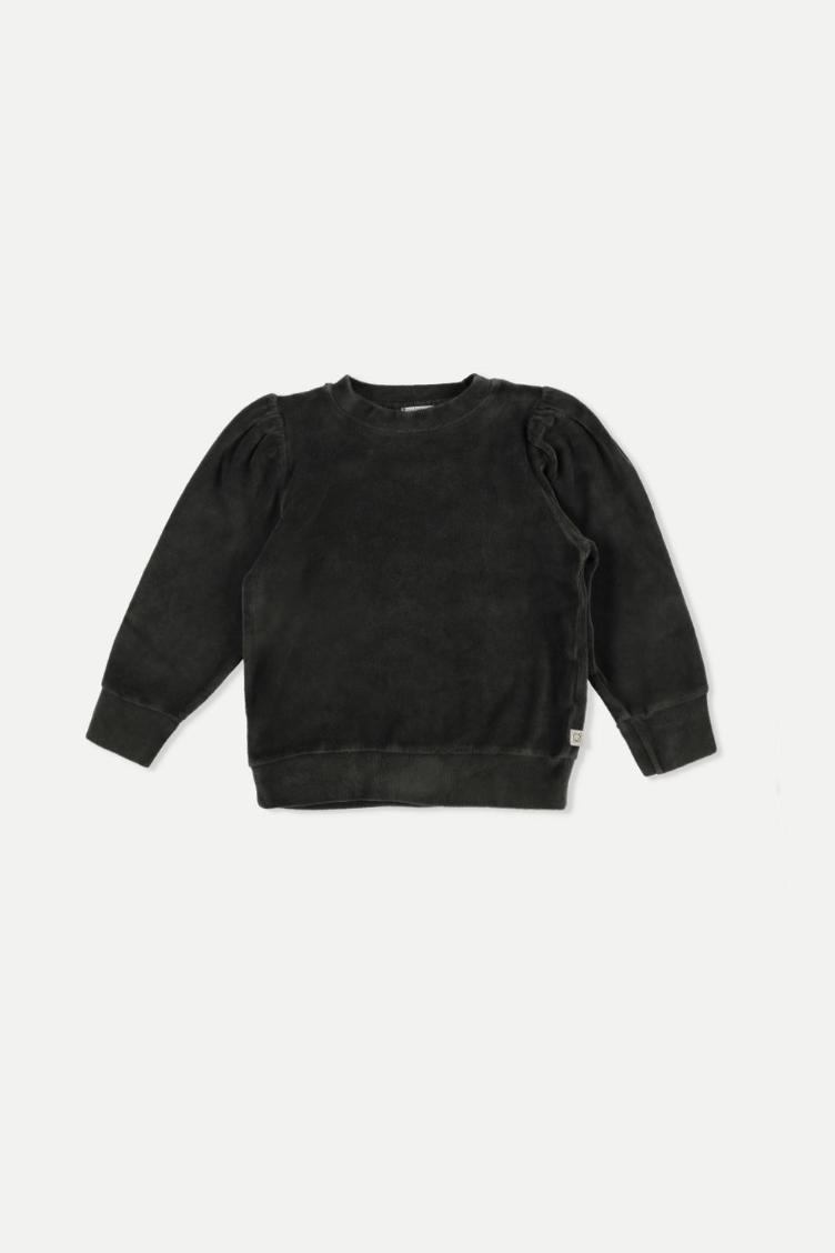 Velous puff sweatshirt dark grey
