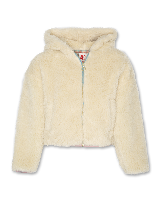 Viviane Hoody zip fur dark natural