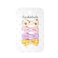 Wanderlust fabric bow clips