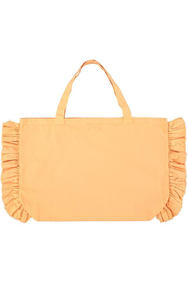 XL logo bag w/ frills peach - 0