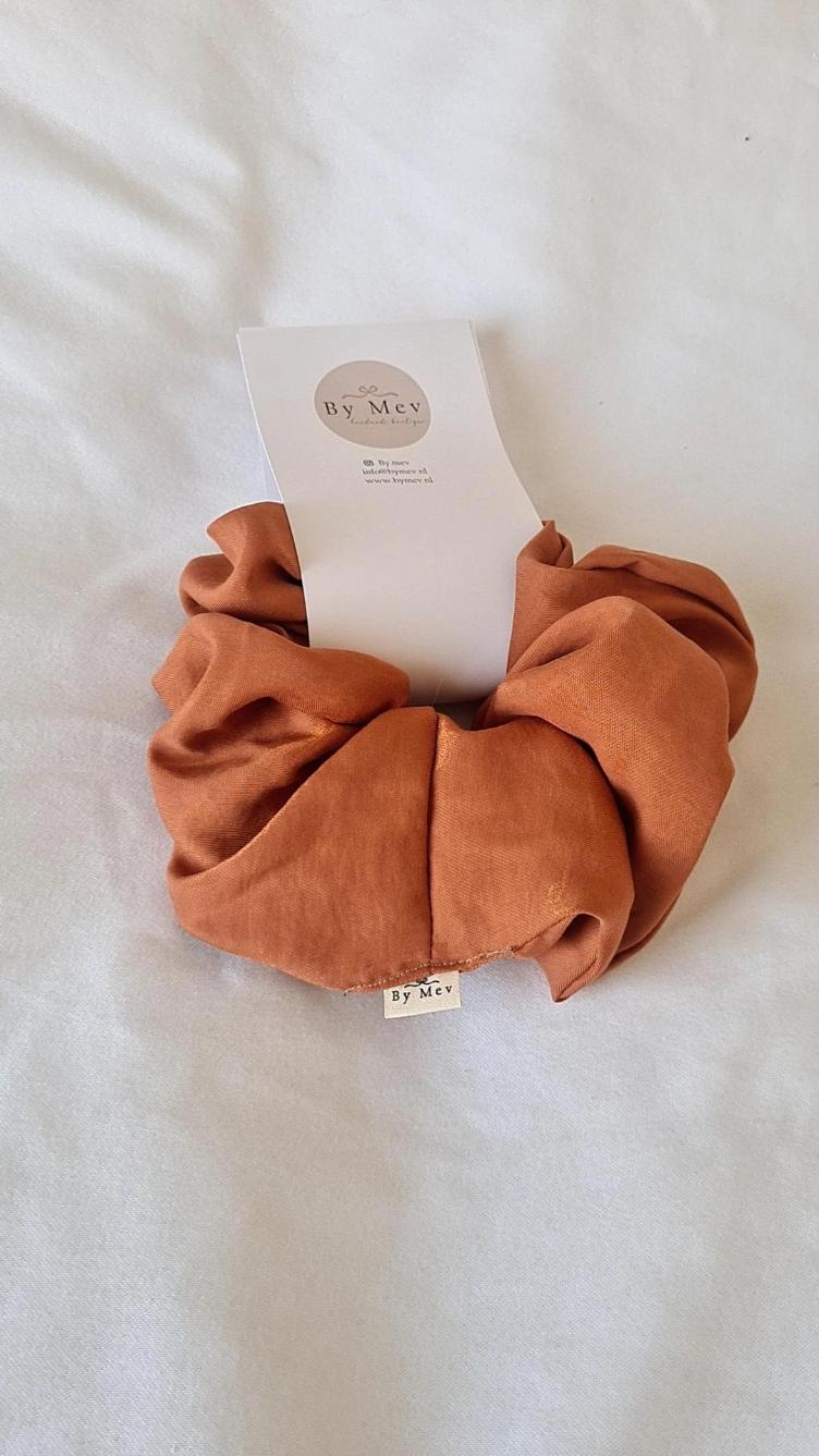 XXL scrunchie rust